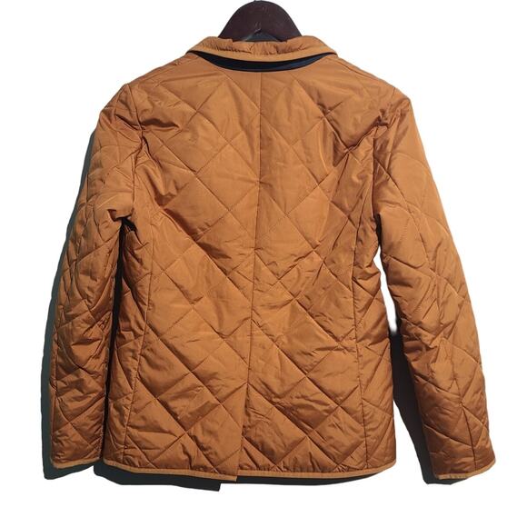 J. Crew Camel Quilted Regent Blazer Jacket PrimaLoft Signature Puffer Size XS - Picture 3 of 6